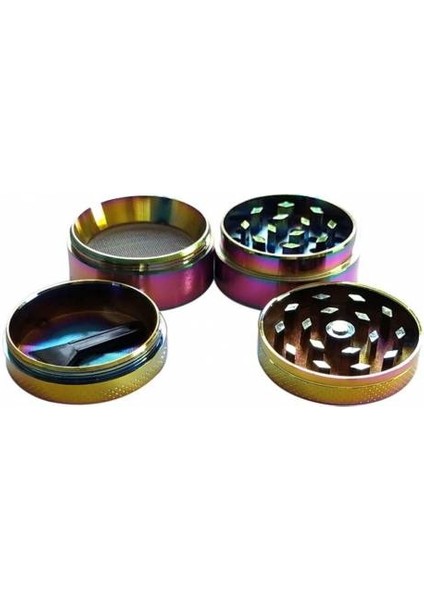 4 Katmanlı 40 mm Metal Grınder Baharat Öğütücü