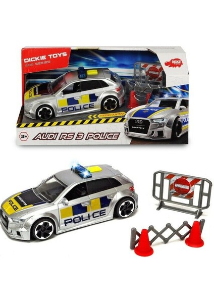 203713011 Dickie Audi Rs3 Polis Arabası 15 cm