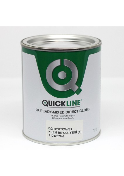 Quıcklıne 2k Düz Renk-Krem Beyaz-Yeni-1l