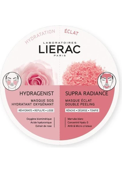 Duo Mask Hydragenist Supra Radiance Anında Nemlendirici Işıltı Veren Maske 2x6 ml