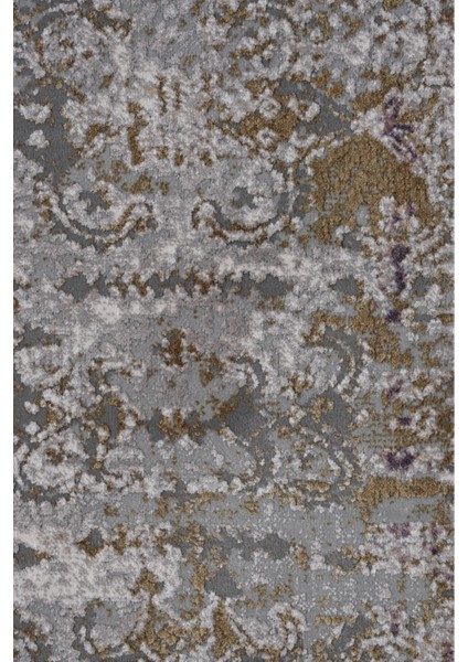 Boğaziçi BI04A Gri Mor Yün Tuşeli Halı Eskitme Desenli Halı fırsatları