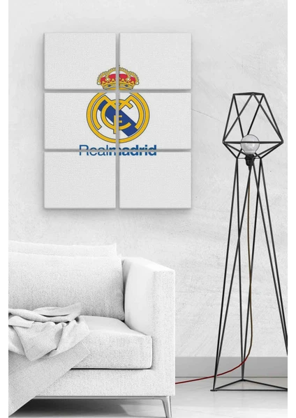 Real Madrid 6 Parça Ahşap Mdf Tablo NHL3050