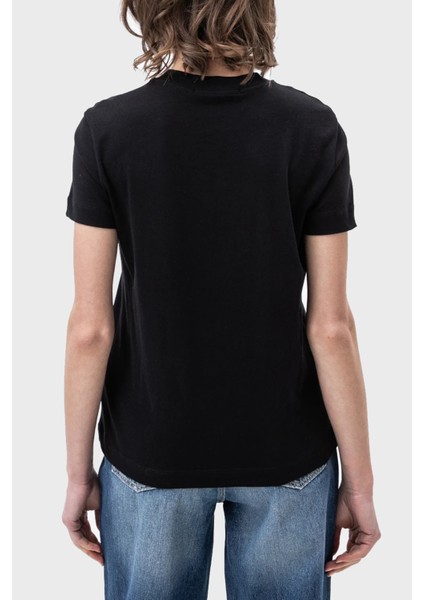 Calvin Klein Kadın Core Monologo Regular T-Shirt