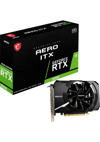 Geforce Rtx 3050 Aero Itx 8g Gddr6 128BIT Nvıdıa Ekran Kartı