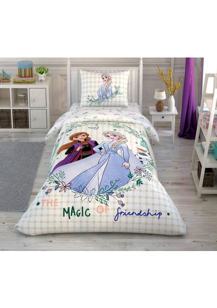 Disney Frozen 2 Friendship Pamuk Lisanslı Nevresim Takımı