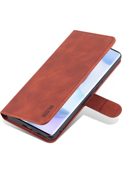 Pu Deri Cüzdan Stand Koruyucu Telefon Kapak Kılıfı Onur 50 - Kahverengi (Yurt Dışından) fırsatları