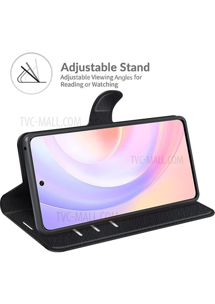 Cilt Tam Koruyucu Deri Cüzdan Kılıf Cep Telefonu Stand Kapağı Huawei Nova 9 Se/onur 50 Se - Pembe (Yurt Dışından) fiyatları