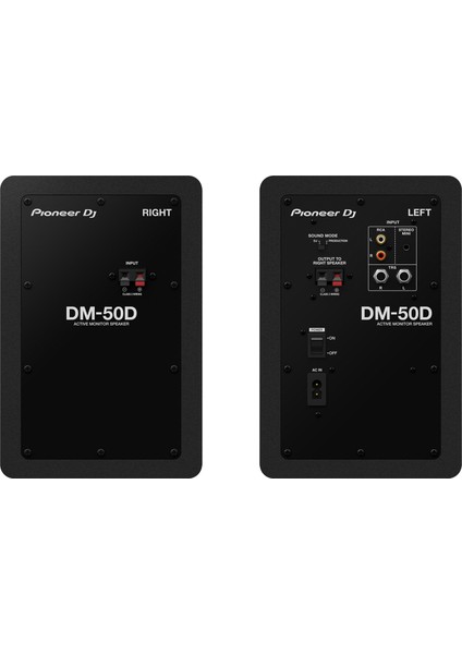 DM-50D 5” Masaüstü Monitör Sistemi (Siyah) Çift modelleri