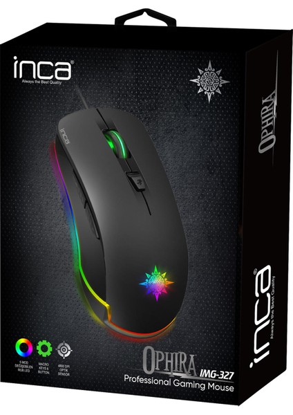 Inca IMG-327 Ophıra RGB Macro Tuşlu Mouse