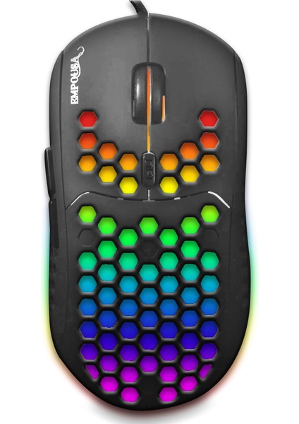 IMG-346 Empousa RGB Macro Tuşlu Mouse 6400DPI