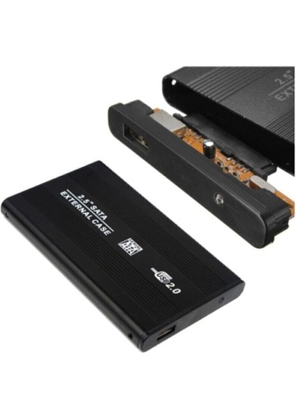 2.5" USB Sata HDD Harddisk Kutusu - Alüminyum Gövde - Harici HDD Hard Disk Kutusu