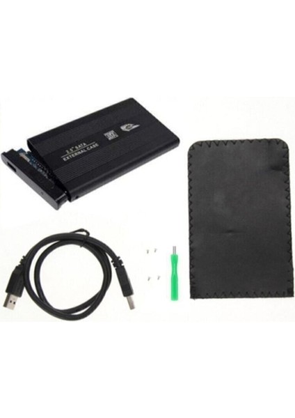 2.5" USB Sata HDD Harddisk Kutusu - Alüminyum Gövde - Harici HDD Hard Disk Kutusu