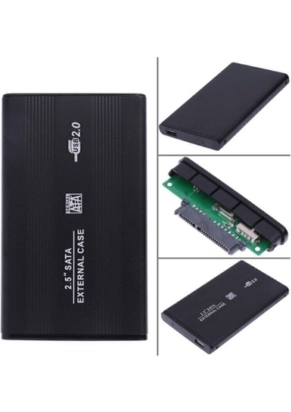 2.5" USB Sata HDD Harddisk Kutusu - Alüminyum Gövde - Harici HDD Hard Disk Kutusu