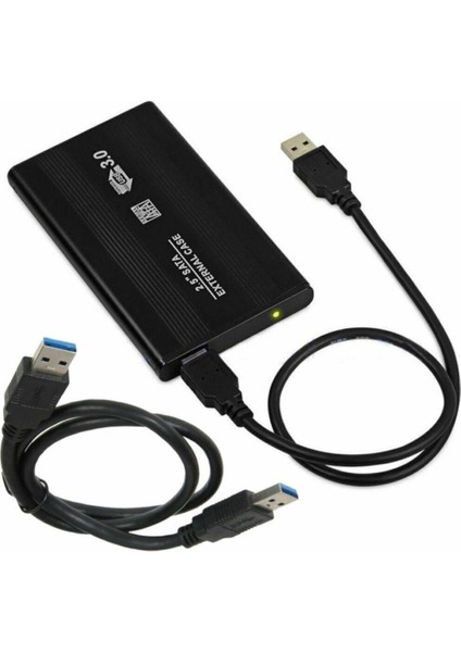 2.5" USB 3.0 Harici Harddisk HDD Kutusu Sata Disk SSD Veri Aktarma 5 GBps Alüminyum Gövde