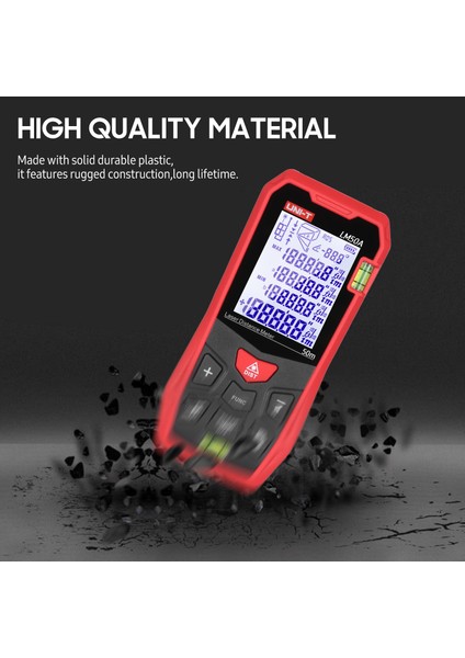 LM50A Lazer Mesafe Ölçüm Ölçer 50M 2 Kabarcık (Yurt Dışından) modelleri