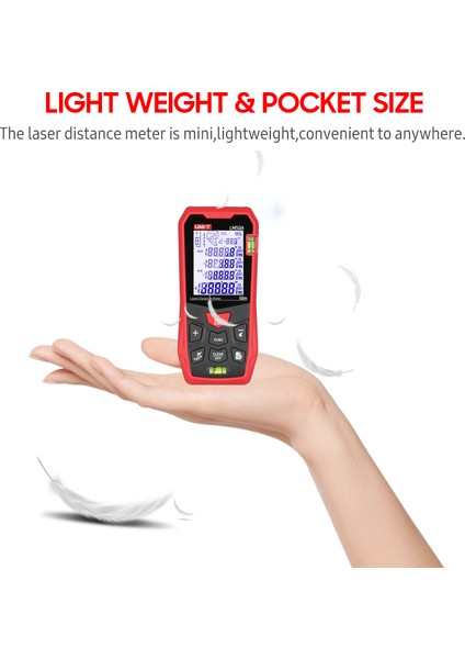 LM50A Lazer Mesafe Ölçüm Ölçer 50M 2 Kabarcık (Yurt Dışından) indirimleri