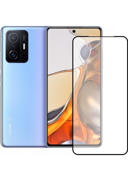 Xiaomi Mi 11T / 11T Pro Ekran Koruyucu Seramik Nano 9d Tam Kaplama Siyah