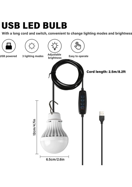 Dış Mekan USB LED Lamba Sıcak/beyaz/sıcak Beyaz Işık (Yurt Dışından)