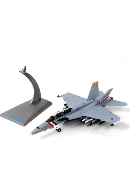 1/100 Alaşımlı Uçak F-18 Hornet Avcı Uçağı Ekran Model Koleksiyonları (Yurt Dışından)