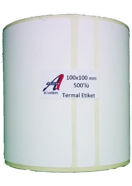 Etiket 30.000 Adet 100 x 100 mm Termal Barkod Etiketi