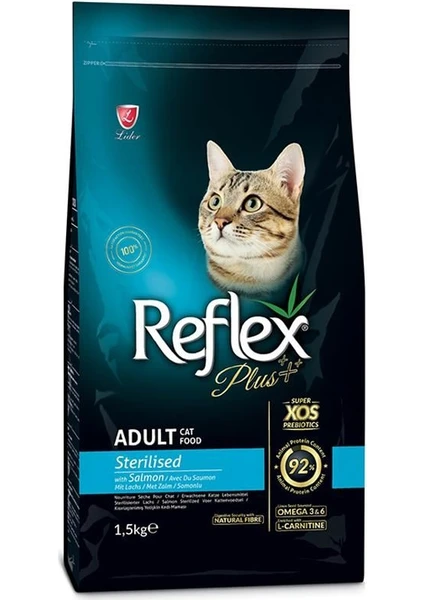 Reflex Plus Somonlu Kısırlaştırılmış Kedi Maması 1,5kg