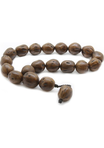 Sistemli Doğal Kesim Koyu Kahverengi Kokulu Andız Ağacı Efe Tesbih