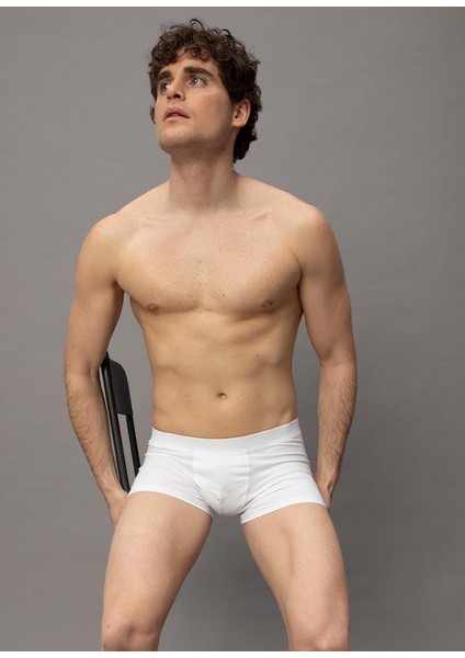 9616 ERKEK MOOD LİTE 2 Lİ BEYAZ BOXER modelleri
