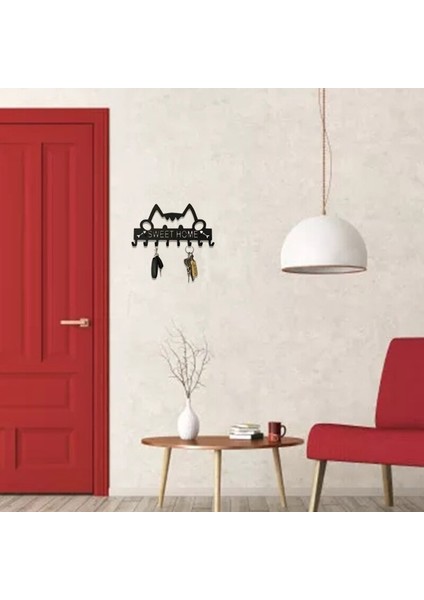 Duvar Montajı Için Anahtarlık Ev Dekoratif Kanca Raf Metal Askı Ön Kapı Mutfak Banyo fiyatları