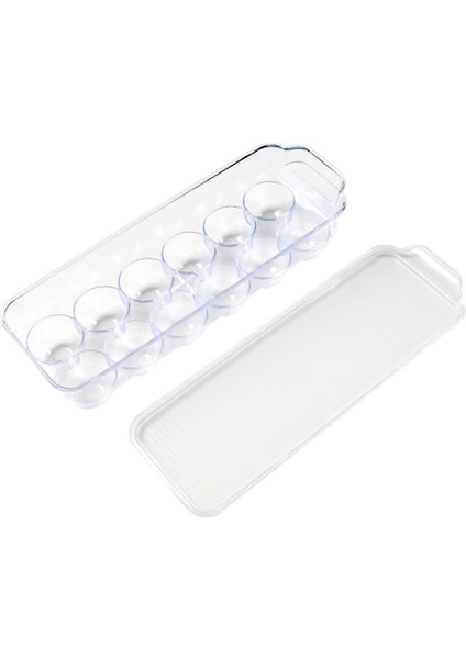1 Adet 12 Yumurta Tepsi Kalınlaşmak Plastik Şeffaf Yumurta Saklama Kabı Buzdolabı Ev Mutfak Için Yumurta Tutucu (32.7X11.5X8CM) | Şişeler, Kavanozlar ve kutular