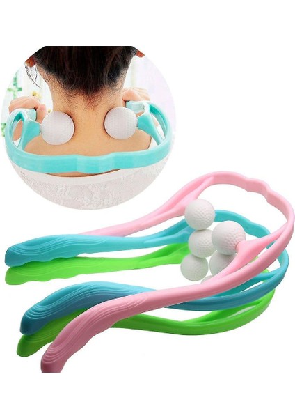 Plastik Basınç Noktası Terapi Boyun Massageador (Mavi-Golf Topu) fiyatları