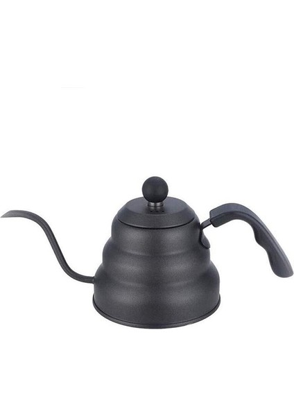 Retro Cezve Bulut Pot 304 Paslanmaz Çelik El Yapımı Cezve 950 ml Uzun Ağız Damla Kahve Makinesi Boyutu: 32.5 x 14.5 cm | Kahve Tencere