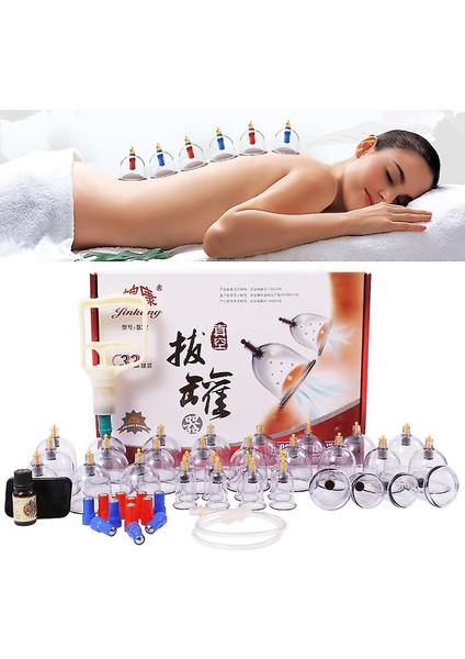 32 Kutu Bardak Çin Vakum Çukurluğu Fincan Seti Pull Out Vakum Aparatı Terapi Vücut Rahatla Masaj Eğrisi Emme Pompası Sağlık Bakımı(Yurt Dışından) fiyatları
