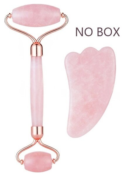 Yeşim Rulo Yüz Yüz Yeşim Masajı Rulo Gül Kuvars Kazıyıcı Yeşim Masaj Araçları Yüz Doğal Giderme | Yeşim Rulo