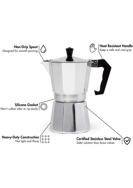 Sıcak Satış Kahve Pot Sifon Moka Pot Tüketici ve Ticari Yeni Başlayanlar Retro Kahve Pot Için Uygun