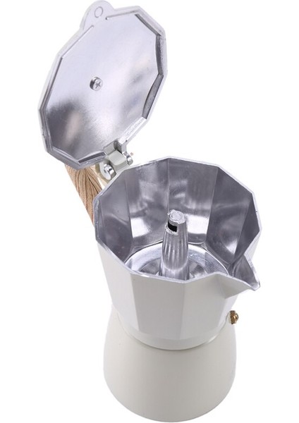 Latte Mocha Kahve Makinesi Italyan Moka Espressostovetop Kahve Makinesi Beyaz | Kahve Tencereler(Yurt Dışından)