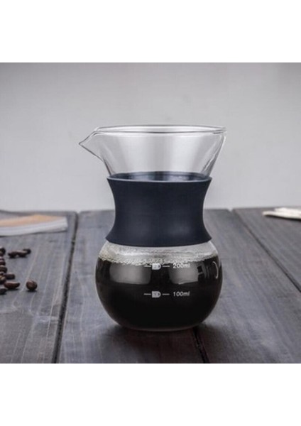 200 ml Moka Kahve Makinesi Mocha Espresso Latte Stovetop Cezve Percolator Araçları Kahve Makinesi Pot Cam Cezve | Kahve Kapları