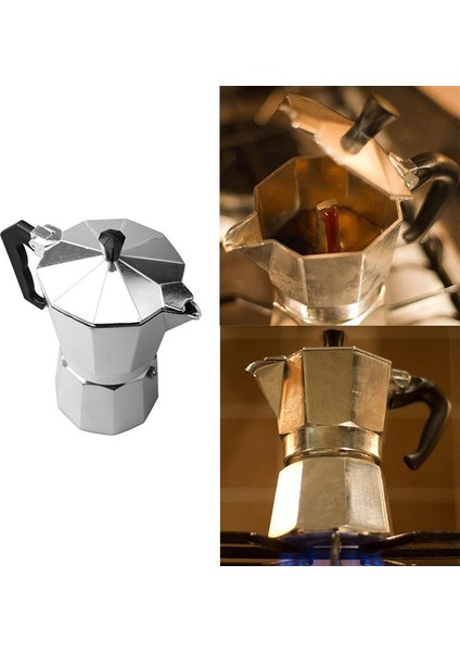 Italyan Espresso Latte Cafetiere Kahve Makinesi Kupaları Percolator Mocha Latte Kahve Makinesi Moka Percolator Pot | Kahve Tencereler