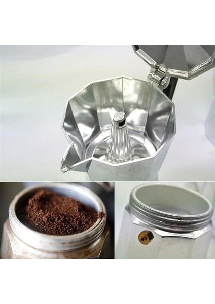 Italyan Espresso Latte Cafetiere Kahve Makinesi Kupaları Percolator Mocha Latte Kahve Makinesi Moka Percolator Pot | Kahve Tencereler