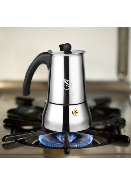Paslanmaz Çelik Kahve Makinesi Kahve Pot Moka Pot Şofben Kahve Makineleri Su Isıtıcısı Kahve Brewer Latte Percolator Soba Kahve Araçları