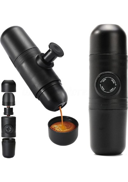 Taşınabilir Kahve Makinesi Basınç Espresso Manuel El Espresso Kahve Makinesi Araba Seyahat Kamp Moka Cezve | Kahve Tencere(Yurt Dışından)