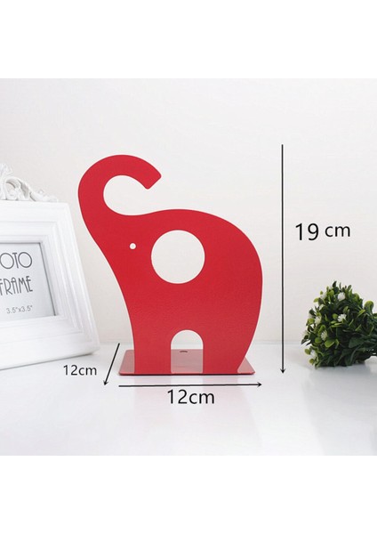 Metal Bookends Okul Anti Kaymaz Karikatür Fil Çocuk Hediye Dekorasyon Kütüphanesi Raflar Için Kitap Organizatör Depolama Tutucu Çalışma |(Yurt Dışından) fırsatları