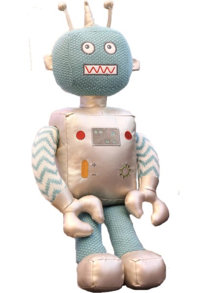 60 cm Sevimli Robot Peluş Oyuncaklar Dolması Karikatür Spaceman Bebekler Yumuşak Bebek Yastık Çocuk Oyun Arkadaşı Kızlar Doğum Günü Hediyeleri | Doldurulmuş peluş Hayvanlar(Yurt Dışından)