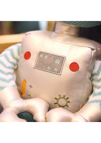60 cm Sevimli Robot Peluş Oyuncaklar Dolması Karikatür Spaceman Bebekler Yumuşak Bebek Yastık Çocuk Oyun Arkadaşı Kızlar Doğum Günü Hediyeleri | Doldurulmuş peluş Hayvanlar(Yurt Dışından) fırsatları