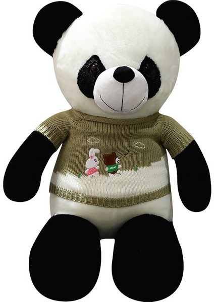 60 cm Sevimli Bebek Büyük Dev Kazak Panda Ayı Peluş Dolması Hayvan Bebek Hayvanlar Oyuncak Yastık Karikatür Kawaii Bebekler Kızlar Lover Hediyeler | Doldurulmuş ve peluş Hayvanlar