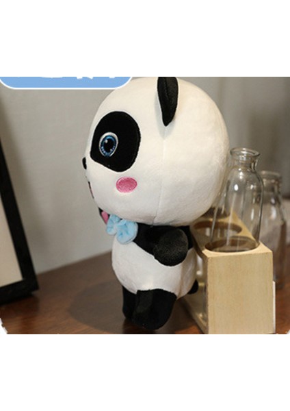 22 cm Peluş Oyuncaklar Hayvan Bebek Kawai Plushie Doğum Günü Hediyesi Yumuşak Komik Peluch Bebekler Panda Yastıklar Kanepe Ev Flaş Blue Smiley | Doldurulmuş peluş Hayvanlar