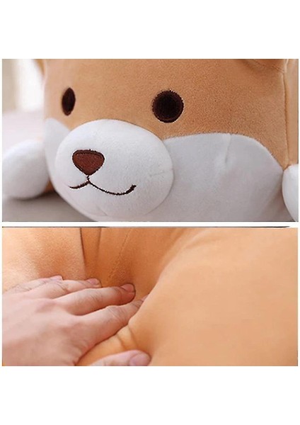 Shiba Inu Köpek Peluş Yastık - Kahverengi (Yurt Dışından)