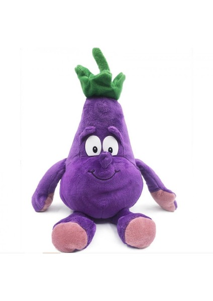 26 cm Yumuşak Peluş Bebekler, Meyve, Sebze, Patlıcan, Peluş Oyuncaklar
