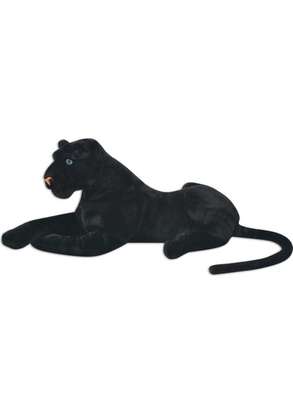 Çocuklar Çocuk Panter Oyuncak Cuddly Peluş Doldurulmuş Oyun Yumuşak Hayvan Siyah Xxl