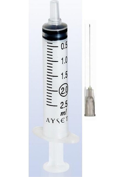 Dental 2cc 3p 0.40X40MM Kısa UÇLU-300 Adet kilitli