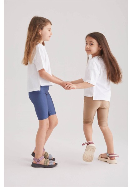 Kız Çocuk Disco Biker Tayt (Indigo) indirimleri